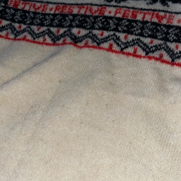 H&M KIDS CHRISTMAS REINDEER SWEATER PEPLUM - Picture 3 of 4